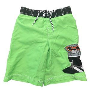 GUC Gymboree Boys 4T Pug Swim trunks